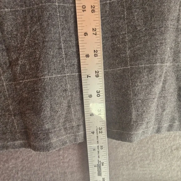 Polo Ralph Lauren Mens Grey Windowpane Flannel Pajama Shirt Sleep Top Size M New - Picture 13 of 16